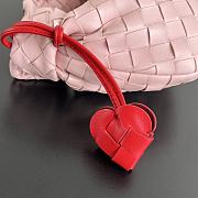 Bottega Veneta Mini Jodie Pink 26x13x8.5cm - 2