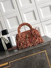 Chanel Kelly Raffia Fringe 19x13x7cm - 1