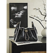 Chanel 25 Mini Handbag Black 22x20x12.5cm - 1