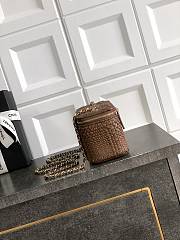 Chanel Vanity Case Raffia brown 17x9.5x8cm - Unahubs - 4
