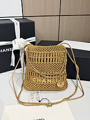 Chanel 25A Mini Bag Gold 23x18.5x6cm - 1