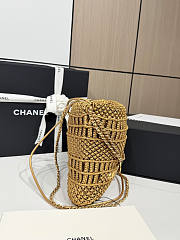 Chanel 25A Mini Bag Gold 23x18.5x6cm - 4