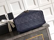 Chanel Small 25 Handbag Navy Blue Caviar Gold 30cm - 4