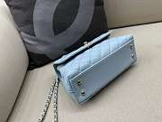 Chanel Coco Handle blue caviar 23cm - 4