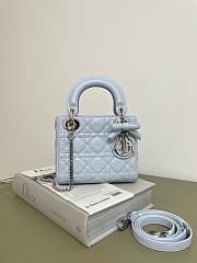 Dior Mini Lady Light Blue 17cm - 1