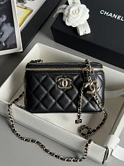 Chanel 26C Vanity Black Lambskin 17x9.5x8cm - 1