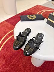 Christian Louboutin Jane Nina Mules Patent Black - 1