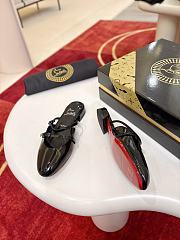 Christian Louboutin Jane Nina Mules Patent Black - 2