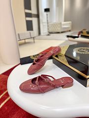 Christian Louboutin Jane Nina Mules Patent Palacy - 3