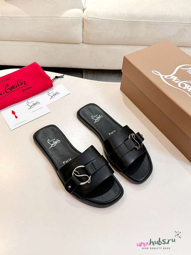 Christian Louboutin Her In Roma Mules Black - 1