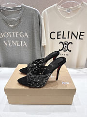 Christian Louboutin Lasera Strass Mule 100 mm black - 1