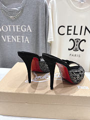 Christian Louboutin Lasera Strass Mule 100 mm black - 4