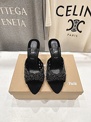 Christian Louboutin Lasera Strass Mule 100 mm black - 2