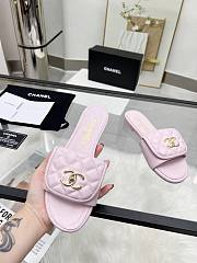 Chanel Pink Slides - 4