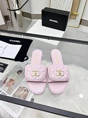 Chanel Pink Slides - 3