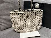 Chanel Maxi Braided Shopping Bag Raffia Tote 33x23x11cm - 2