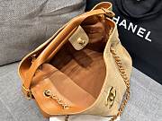 Chanel Suede Calfskin Shiny Lambskin Quilted 35x24x12cm - 3