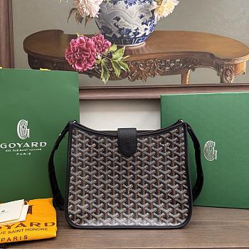 Goyard Musette Bag black 28x22x10cm