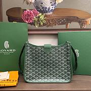 Goyard Musette Bag Green 28x22x10cm - 3