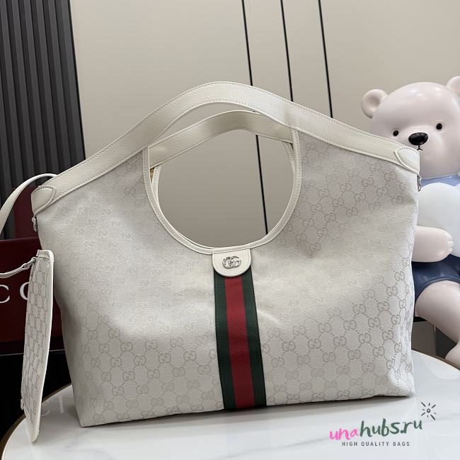Gucci Giglio large tote bag white 60x47x16cm - Unahubs - 1