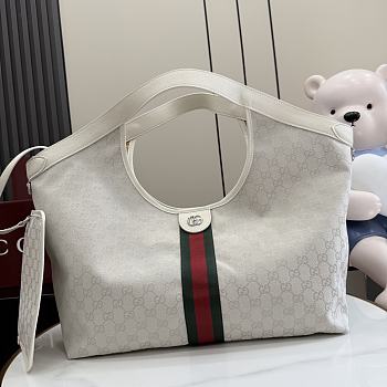 Gucci Giglio large tote bag white 60x47x16cm - Unahubs