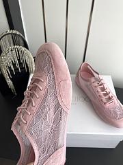 Jimmy Choo Women's Sunny Lace Sneakers pink - 3