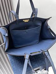 Fendi Peekaboo X-Tote Gray Canvas Bag blue 41x16x30cm - 3