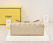 Fendi Peekaboo X-Tote Gray Canvas Bag beige 41x16x30cm - 3