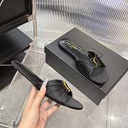 YSL Babylone slides in smooth leather - 3
