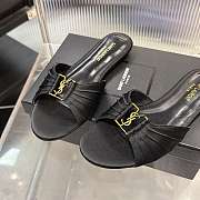 YSL Babylone slides in smooth leather - 2