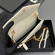 YSL Cassandre Envelope Cream 19x12.5x3.5cm - 2