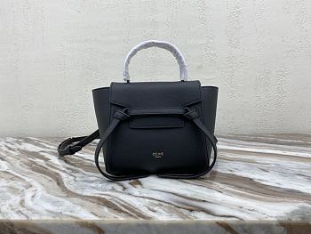 Celine Belt Pico Black 21x16x8cm