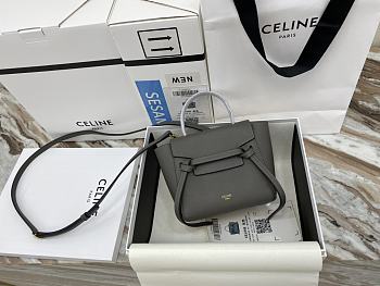 Celine Belt Pico Grey 21x16x8cm