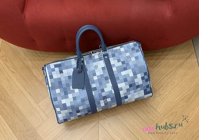 Louis Vuitton Keepall 45 Blue 45x27x20cm - 1