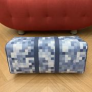 Louis Vuitton Keepall 45 Blue 45x27x20cm - 5