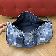 Louis Vuitton Keepall 45 Blue 45x27x20cm - 3