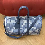 Louis Vuitton Keepall 45 Blue 45x27x20cm - 2