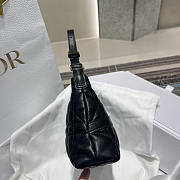 Dior Miss Caro Hobo Mini Bag Black 24x14x6.5cm - 5