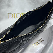 Dior Miss Caro Hobo Mini Bag Black 24x14x6.5cm - 4