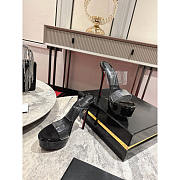 Christian Louboutin Just Nothing Alta 150 mm Mules In Black - 1