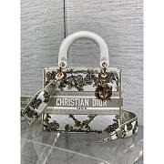 Dior Multicolor Amour De Roses Small Lady D-Lite Bag 24x11x20cm - 1