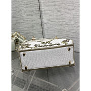 Dior Multicolor Amour De Roses Small Lady D-Lite Bag 24x11x20cm - 5
