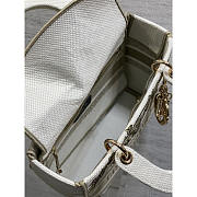 Dior Multicolor Amour De Roses Small Lady D-Lite Bag 24x11x20cm - 2