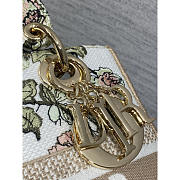 Dior Multicolor Floral Small Lady D-Lite Bag 24x11x20cm - 5