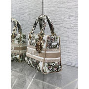 Dior Multicolor Floral Small Lady D-Lite Bag 24x11x20cm - 3