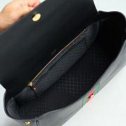 Gucci Paparazzo large top handle bag black 37x29x13cm - 5
