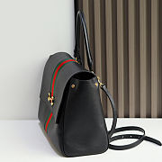 Gucci Paparazzo large top handle bag black 37x29x13cm - 4