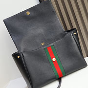 Gucci Paparazzo large top handle bag black 37x29x13cm - 2