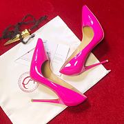 Christian Louboutin So Kate 120mm Rose Pink Patent Heels - 2