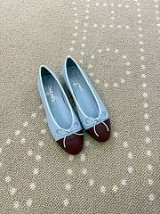 Chanel 26 Ballerina Blue Flat - 1